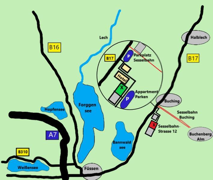 Apartament Bannwaldseestudio Halblech Zewnętrze zdjęcie